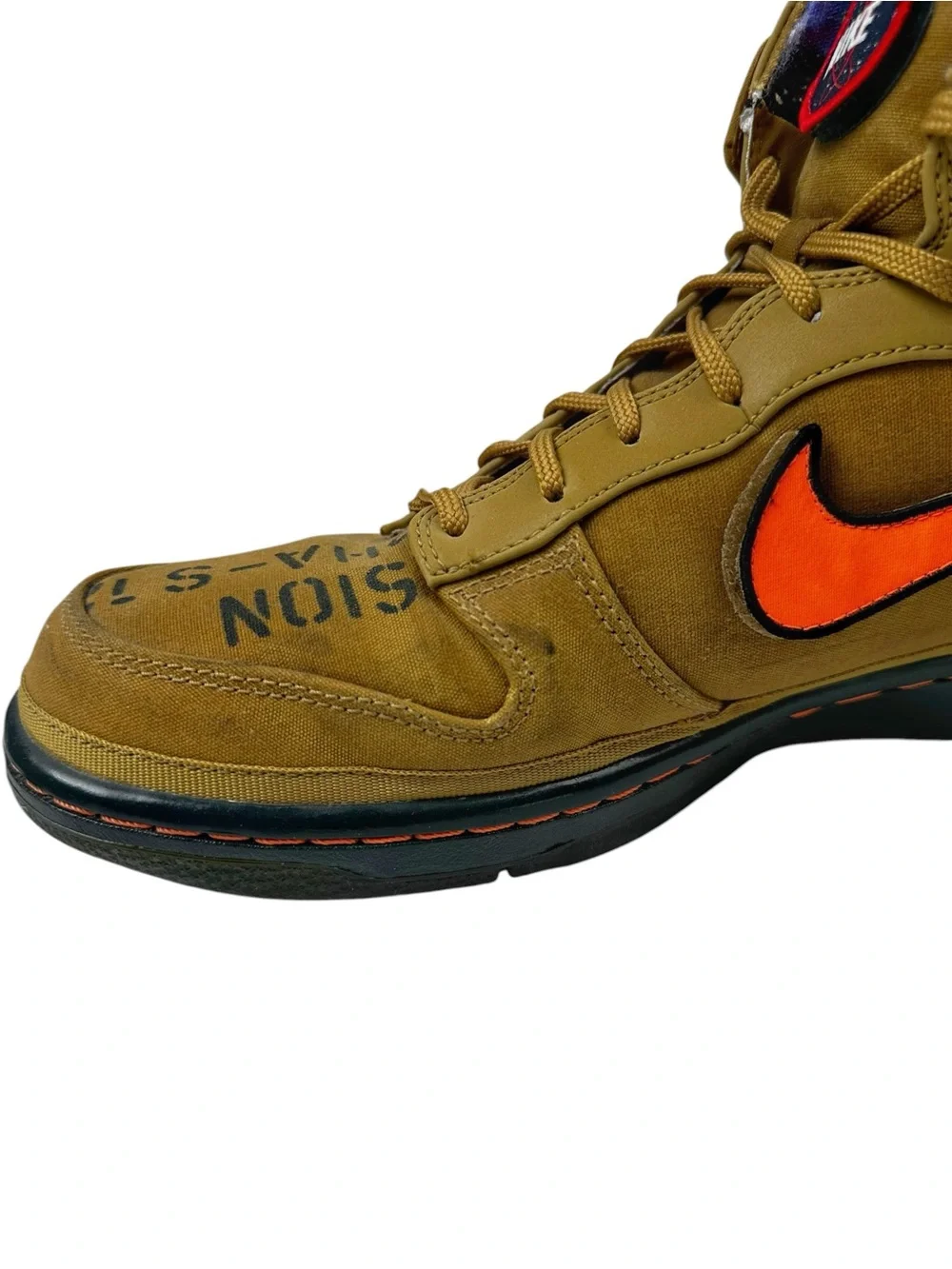 Nike Dunk Hi Premium QS Galaxy 503766 780 Flt Gold/Total Orange Size 10.5